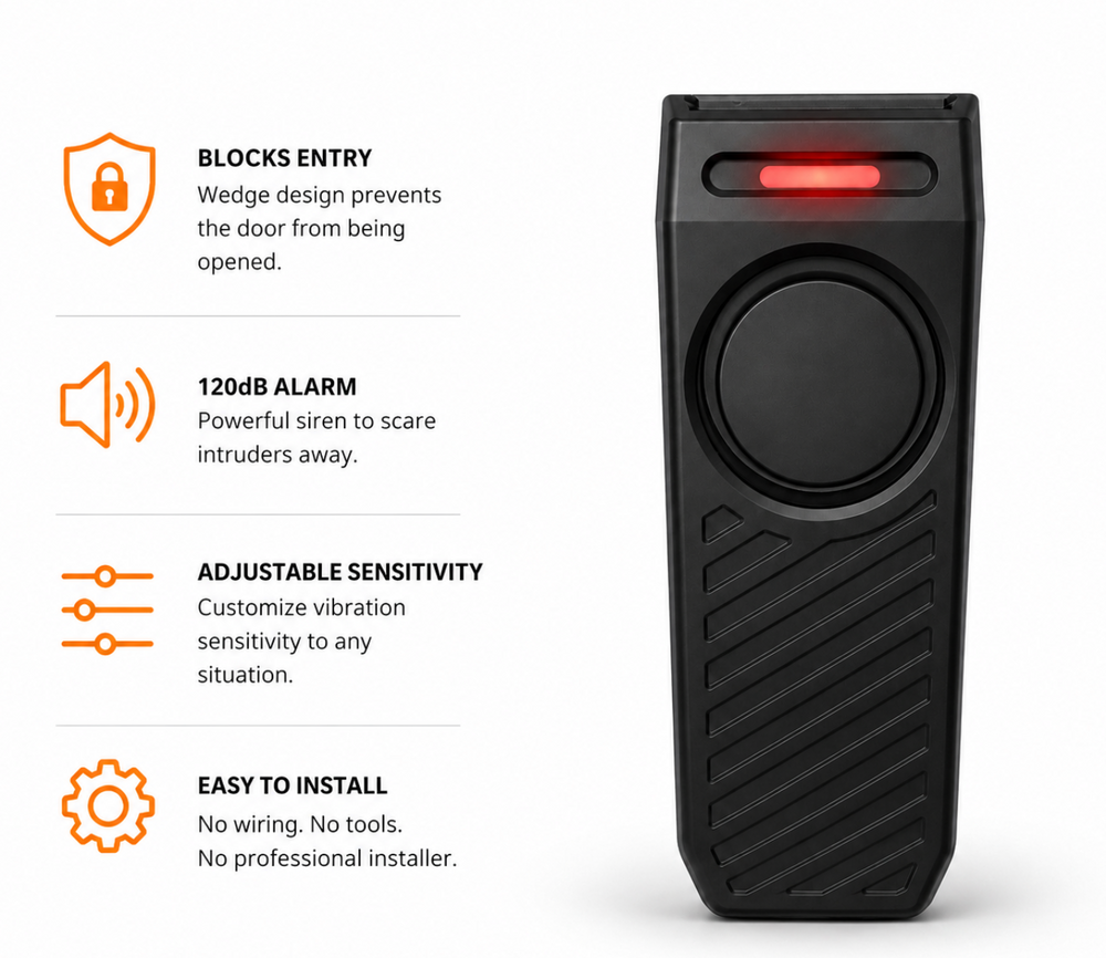 SENTRI - Smart Door Wedge Alarm
