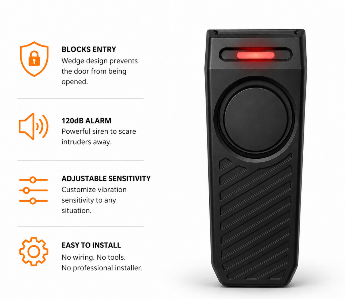 SENTRI - Smart Door Wedge Alarm