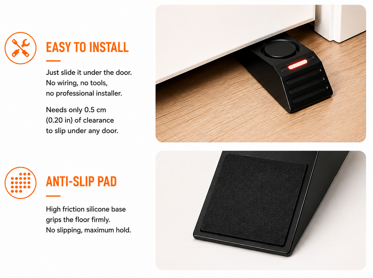 SENTRI - Smart Door Wedge Alarm